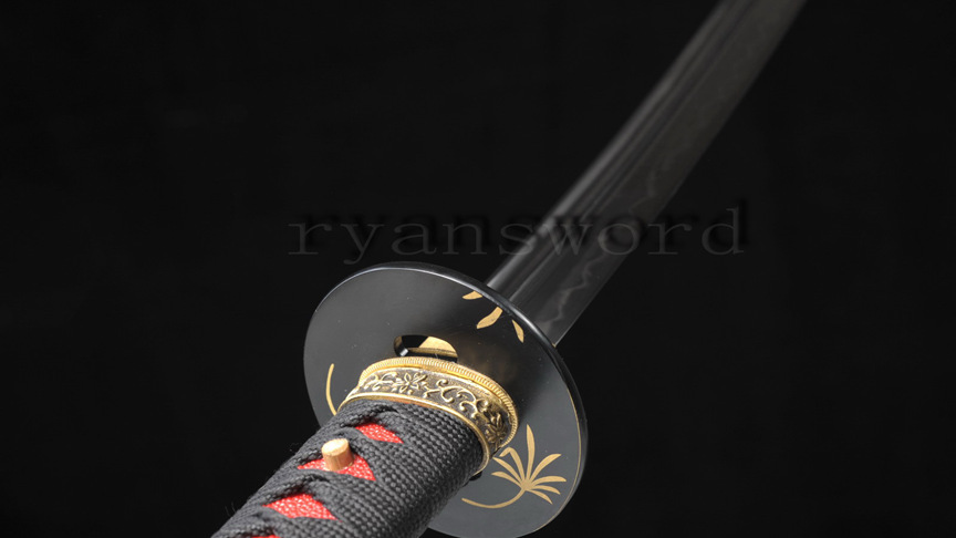 Katana Clay Tempered Double Hamon Kanmuri-Otoshi Zukuri Light