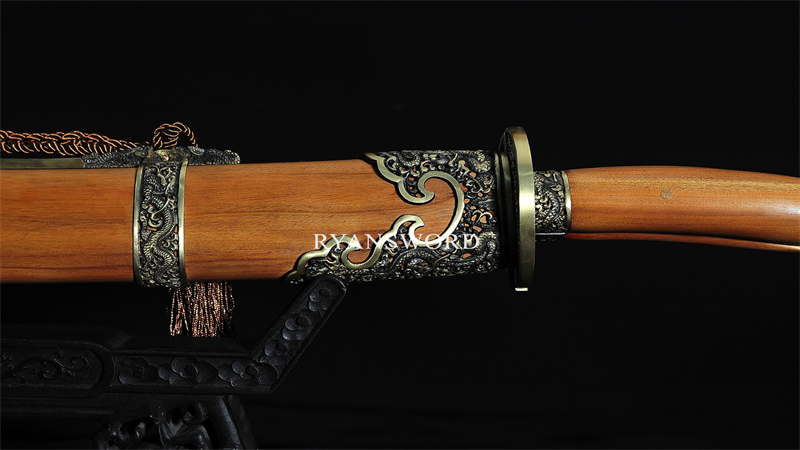 Twin Blade Dao High Carbon Steel Clay Tempered Blades--RSD417