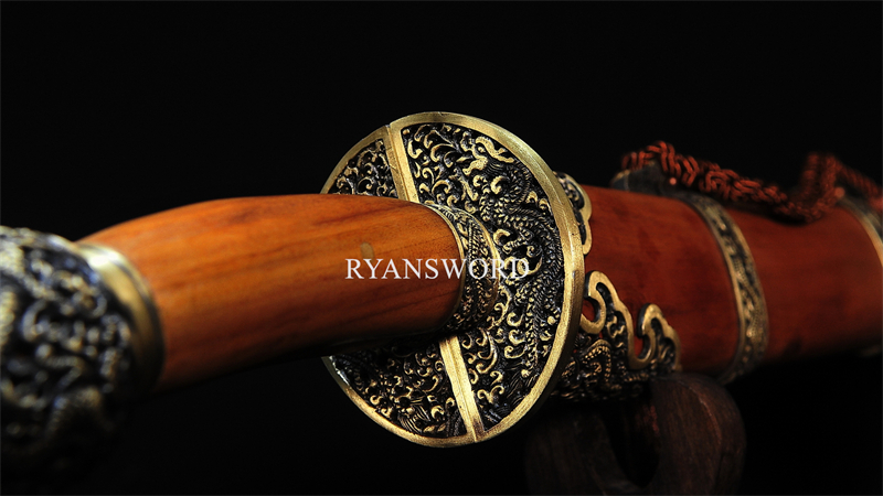 Twin Blade Dao High Carbon Steel Clay Tempered Blades--RSD417