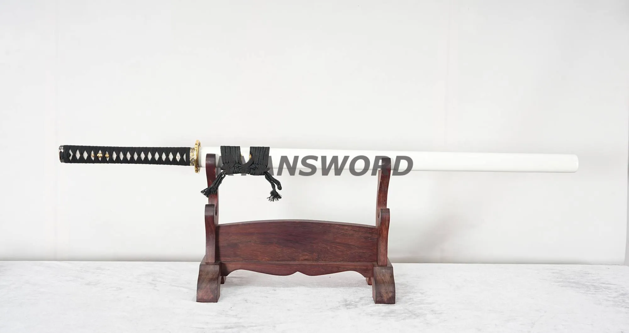 Straight Blade Ninja KIRIHA-ZUKURI Shape 1095 Carbon Steel Clay