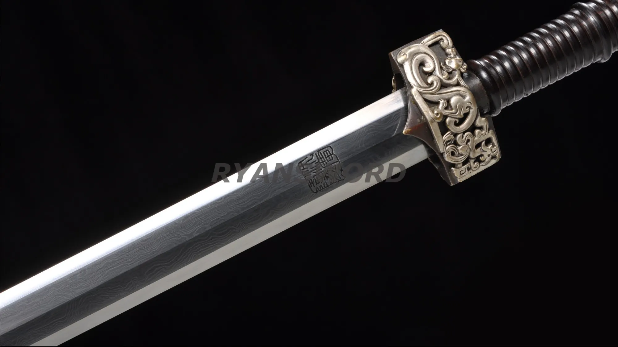 Silver-Dragon Han Jian Chinese Sword--sgl6033,$700.00 -- ryansword.com